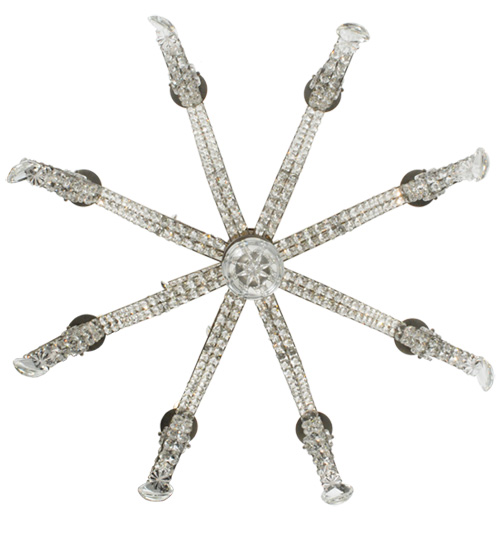  VICTORIAN CRYSTAL CHANDELIER
