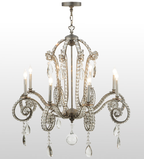  VICTORIAN CRYSTAL CHANDELIER