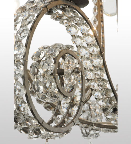  VICTORIAN CRYSTAL CHANDELIER