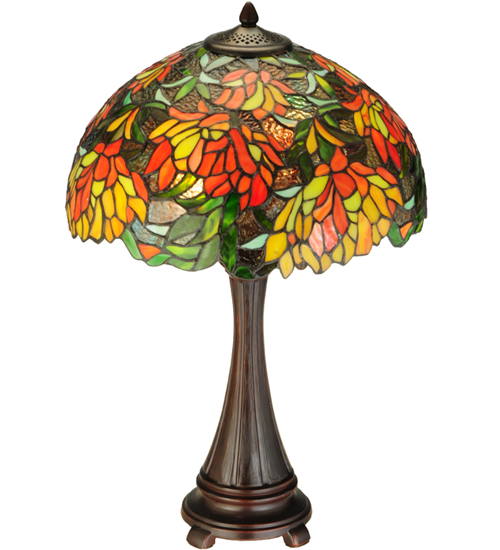  VICTORIAN FLORAL ART GLASS