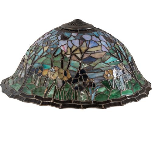  FLORAL ART GLASS NOUVEAU