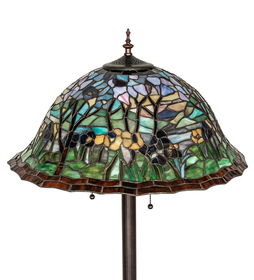  FLORAL ART GLASS NOUVEAU