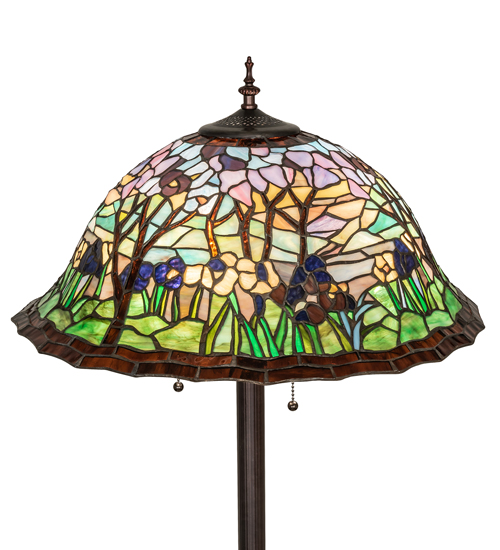  FLORAL ART GLASS NOUVEAU