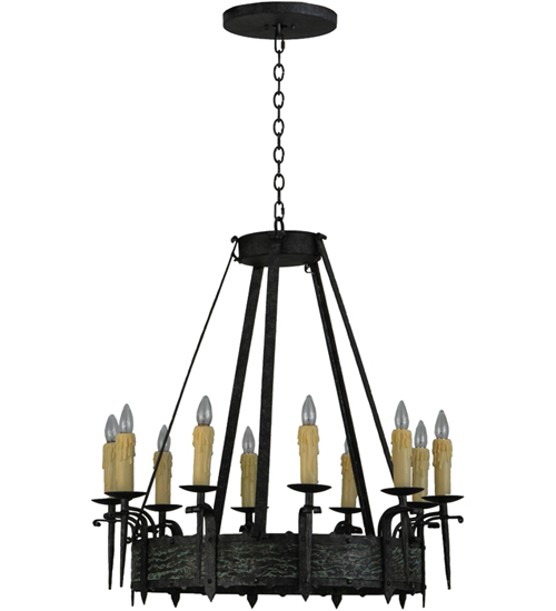  LODGE RUSTIC OR MOUNTIAN GREAT ROOM GOTHIC FORGED AND CAST IRON FAUX CANDLE SLEVES CANDLE BULB ON TOP