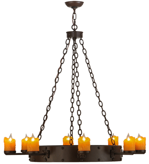  LODGE RUSTIC OR MOUNTIAN GREAT ROOM GOTHIC FORGED AND CAST IRON FAUX CANDLE SLEVES CANDLE BULB ON TOP