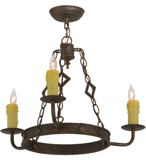  VICTORIAN FORGED AND CAST IRON FAUX CANDLE SLEVES CANDLE BULB ON TOP