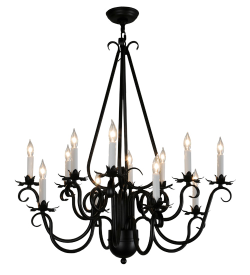  VICTORIAN GOTHIC SCROLL FEATURES CRAFTED OF STEEL FAUX CANDLE SLEVES CANDLE BULB ON TOP