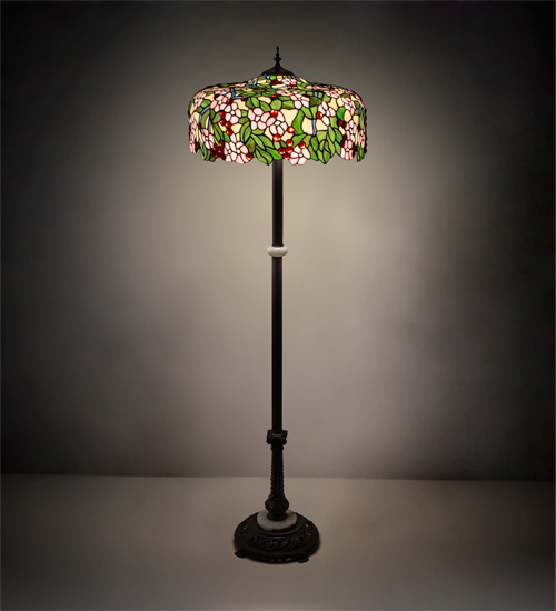  TIFFANY REPRODUCTION OF ORIGINAL FLORAL ART GLASS