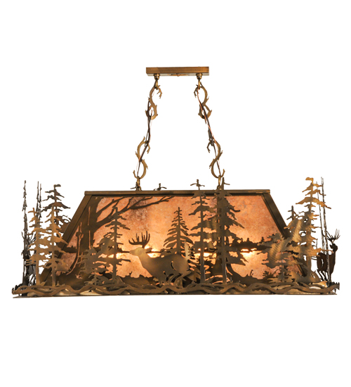  RUSTIC LODGE RUSTIC OR MOUNTIAN GREAT ROOM ANIMALS MICA