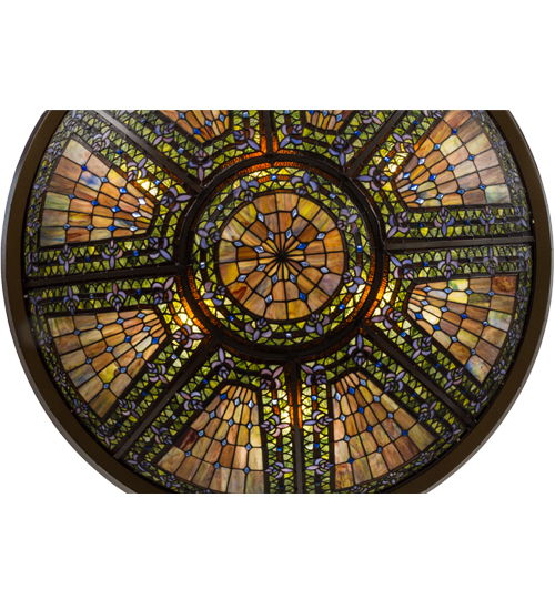  LODGE RUSTIC OR MOUNTIAN GREAT ROOM ART GLASS GOTHIC