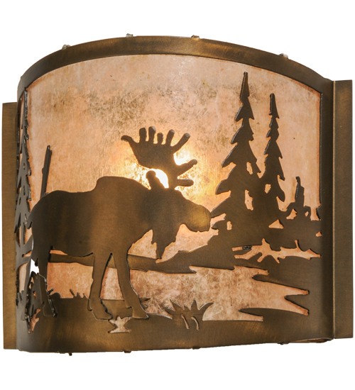  RUSTIC LODGE RUSTIC OR MOUNTIAN GREAT ROOM ANIMALS MICA