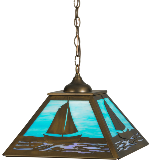  MISSION NAUTICAL ART GLASS RECREATION