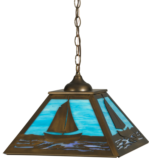  MISSION NAUTICAL ART GLASS RECREATION