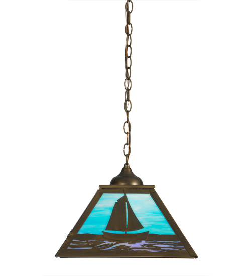  MISSION NAUTICAL ART GLASS RECREATION