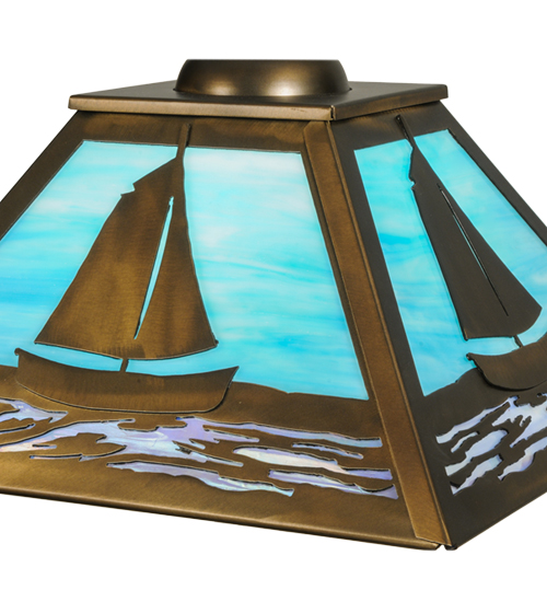  MISSION NAUTICAL ART GLASS RECREATION