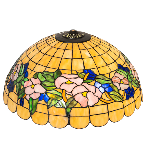  FLORAL ART GLASS NOUVEAU