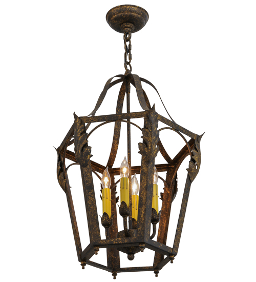  VICTORIAN SCROLL FEATURES CRAFTED OF STEEL FAUX CANDLE SLEVES CANDLE BULB ON TOP