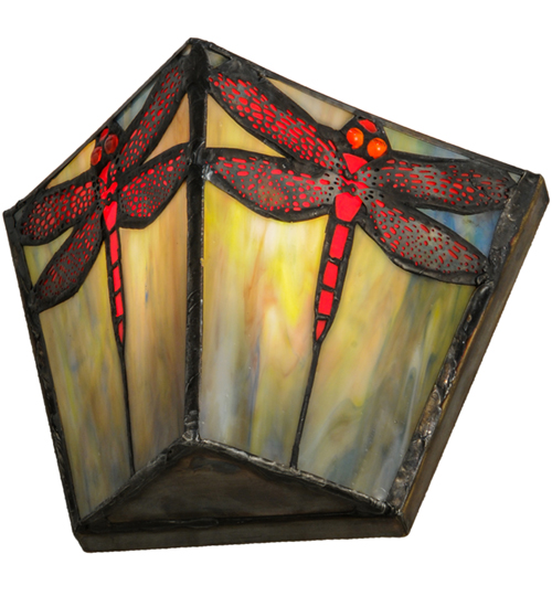  MISSION ART GLASS INSECTS