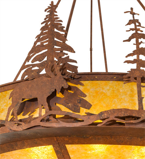  RUSTIC LODGE RUSTIC OR MOUNTIAN GREAT ROOM ANIMALS MICA