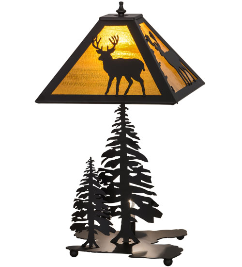  RUSTIC MISSION LODGE RUSTIC OR MOUNTIAN GREAT ROOM ART GLASS ANIMALS