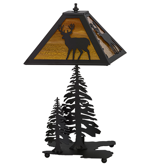  RUSTIC MISSION LODGE RUSTIC OR MOUNTIAN GREAT ROOM ART GLASS ANIMALS