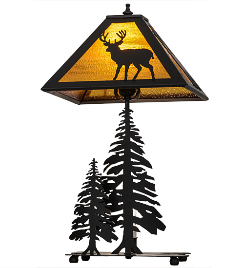  RUSTIC MISSION LODGE RUSTIC OR MOUNTIAN GREAT ROOM ART GLASS ANIMALS