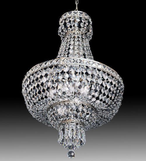  VICTORIAN CRYSTAL CHANDELIER