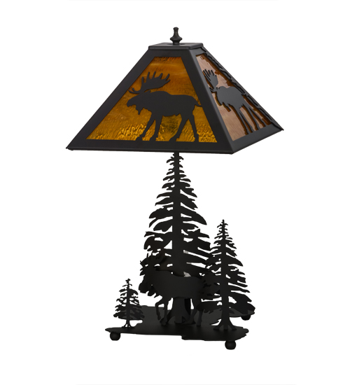  RUSTIC MISSION LODGE RUSTIC OR MOUNTIAN GREAT ROOM ART GLASS ANIMALS