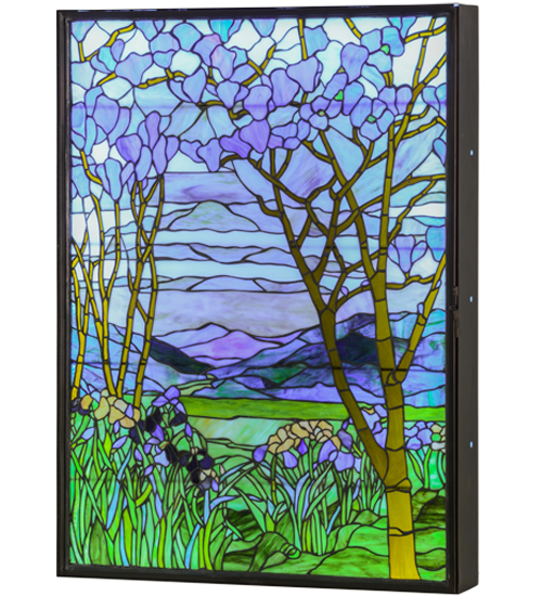  TIFFANY REPRODUCTION OF ORIGINAL FLORAL ART GLASS CONTEMPORARY