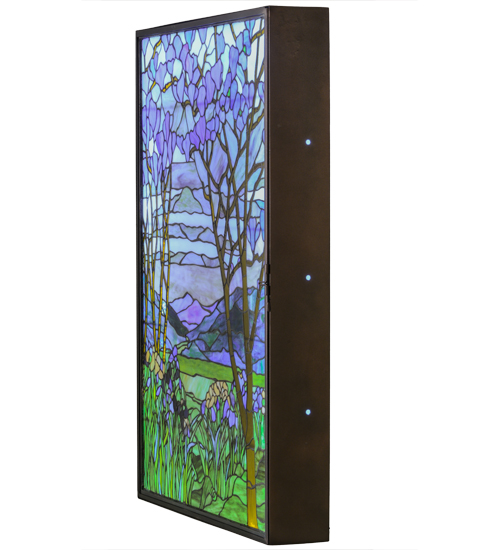  TIFFANY REPRODUCTION OF ORIGINAL FLORAL ART GLASS CONTEMPORARY