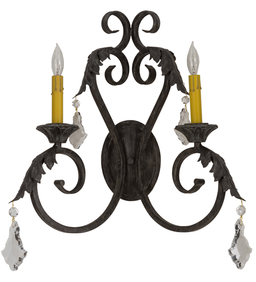  VICTORIAN SCROLL FEATURES CRAFTED OF STEEL FAUX CANDLE SLEVES CANDLE BULB ON TOP STAMPED/CAST METAL LEAF ROSETTE FLOWER ACCENT
