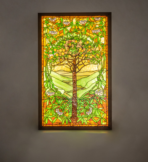  RUSTIC LODGE RUSTIC OR MOUNTIAN GREAT ROOM TIFFANY REPRODUCTION OF ORIGINAL FLORAL ART GLASS FRUIT Religious