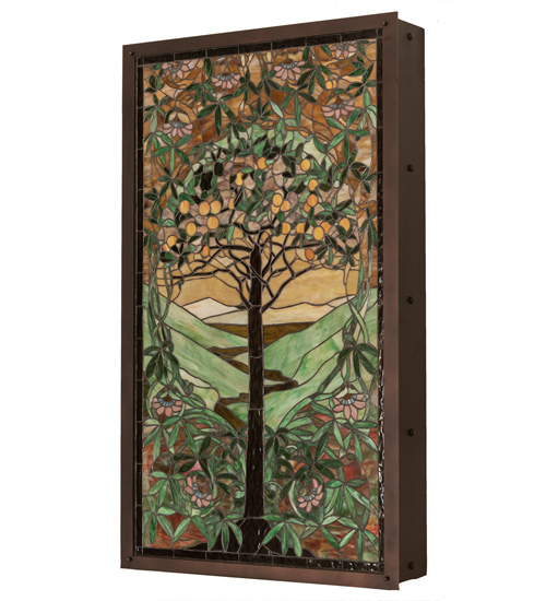  RUSTIC LODGE RUSTIC OR MOUNTIAN GREAT ROOM TIFFANY REPRODUCTION OF ORIGINAL FLORAL ART GLASS FRUIT Religious