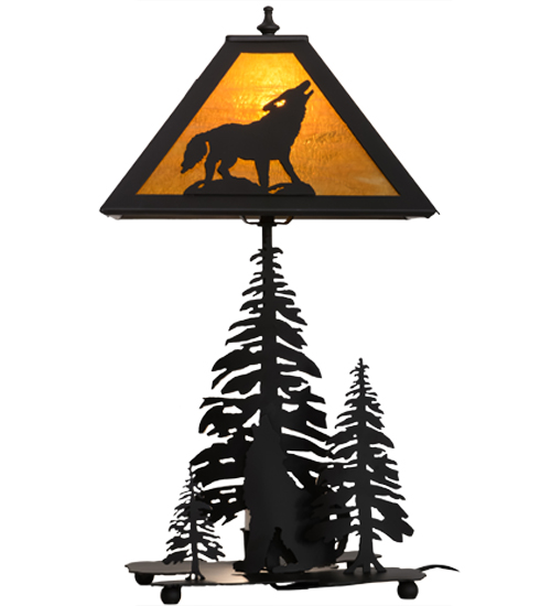  RUSTIC LODGE RUSTIC OR MOUNTIAN GREAT ROOM ART GLASS ANIMALS