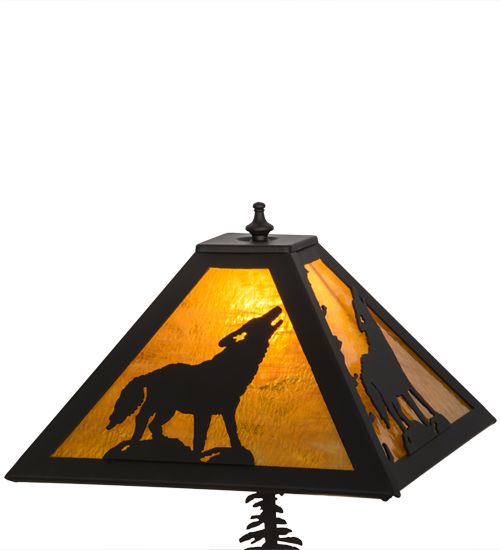  RUSTIC LODGE RUSTIC OR MOUNTIAN GREAT ROOM ART GLASS ANIMALS