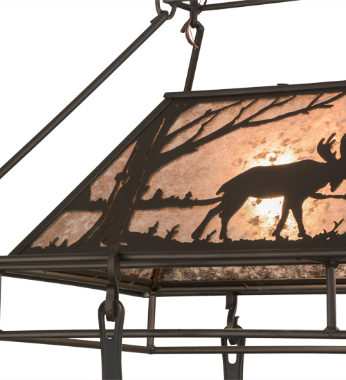  RUSTIC MISSION LODGE RUSTIC OR MOUNTIAN GREAT ROOM ANIMALS MICA