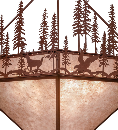  RUSTIC LODGE RUSTIC OR MOUNTIAN GREAT ROOM ANIMALS MICA