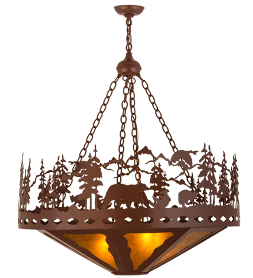  RUSTIC MISSION LODGE RUSTIC OR MOUNTIAN GREAT ROOM ANIMALS MICA