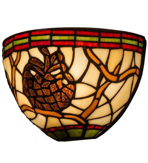  RUSTIC LODGE RUSTIC OR MOUNTIAN GREAT ROOM TIFFANY REPRODUCTION OF ORIGINAL ART GLASS