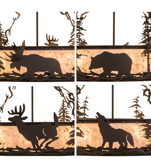  RUSTIC LODGE RUSTIC OR MOUNTIAN GREAT ROOM ANIMALS MICA