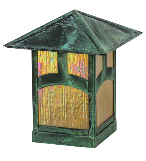  RUSTIC MISSION ARTS & CRAFTS ART GLASS