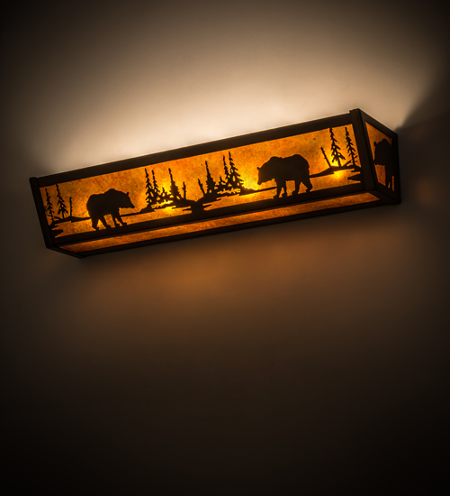  RUSTIC MISSION LODGE RUSTIC OR MOUNTIAN GREAT ROOM ANIMALS MICA