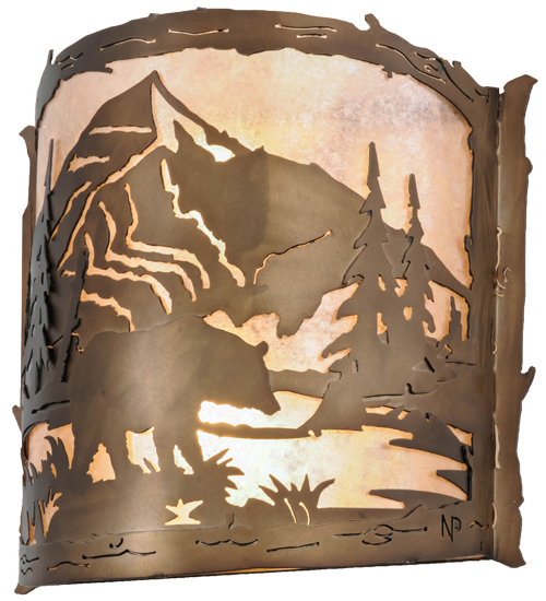  RUSTIC LODGE RUSTIC OR MOUNTIAN GREAT ROOM ANIMALS MICA