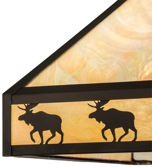  RUSTIC MISSION LODGE RUSTIC OR MOUNTIAN GREAT ROOM ART GLASS ANIMALS