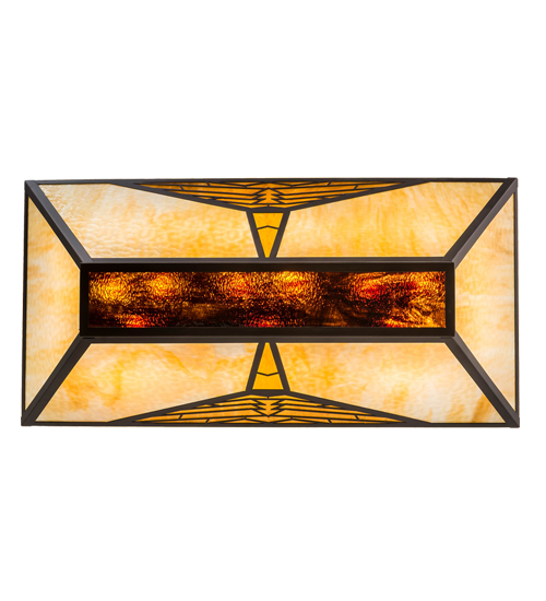  MISSION LODGE RUSTIC OR MOUNTIAN GREAT ROOM ART GLASS SOUTHWEST