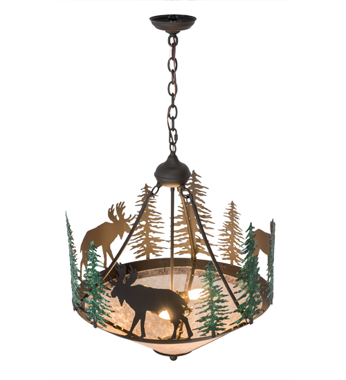  RUSTIC LODGE RUSTIC OR MOUNTIAN GREAT ROOM ANIMALS MICA