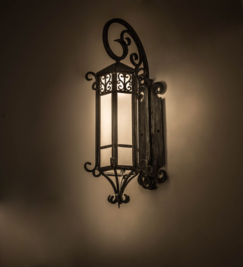  VICTORIAN GOTHIC SCROLL FEATURES CRAFTED OF STEEL SCROLL ACCENTS-LASER CUT OR EMBEDDED