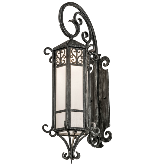  VICTORIAN GOTHIC SCROLL FEATURES CRAFTED OF STEEL SCROLL ACCENTS-LASER CUT OR EMBEDDED