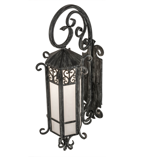  VICTORIAN GOTHIC SCROLL FEATURES CRAFTED OF STEEL SCROLL ACCENTS-LASER CUT OR EMBEDDED