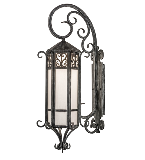  VICTORIAN GOTHIC SCROLL FEATURES CRAFTED OF STEEL SCROLL ACCENTS-LASER CUT OR EMBEDDED